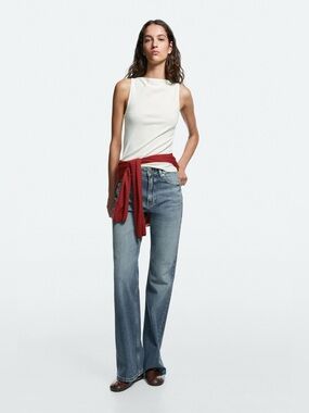 Massimo dutti Classic High-Rise Straight Jeans clean beauty quiet luxury indie